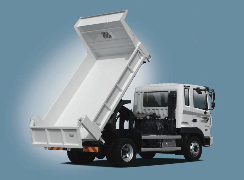 Hyundai EX6 Dumb camión arenero con sistema hidráulico para construcción en Costa Rica